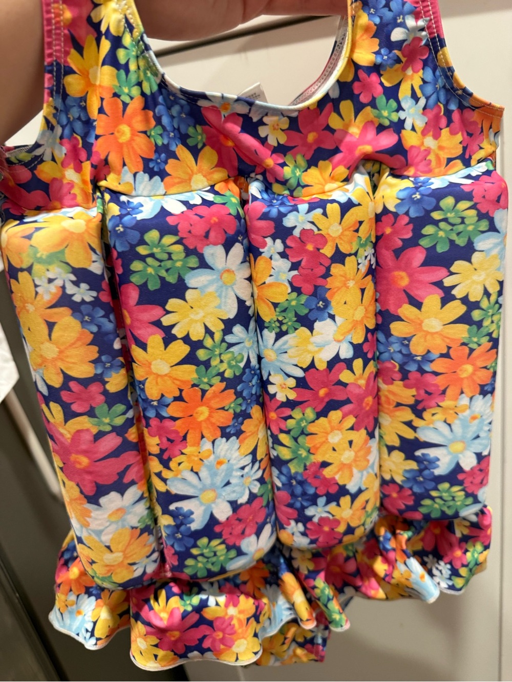 Kids Floral Tank Dress - Bright Multi-Color